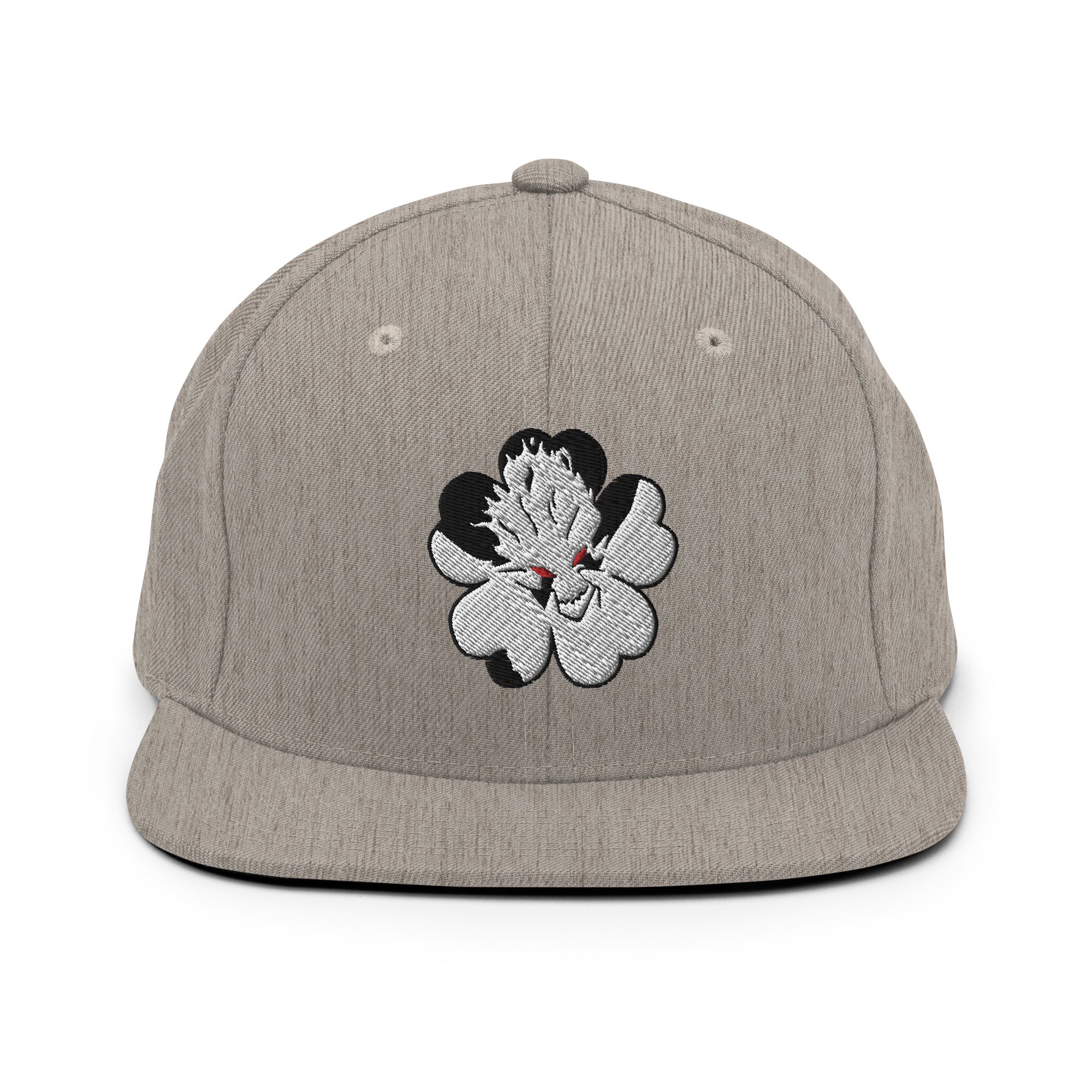 Structured Wool-Blend Snapback Hat