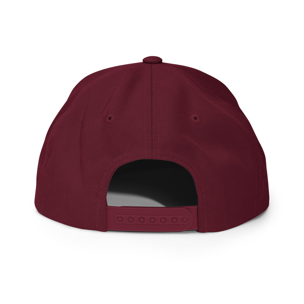 Structured Wool-Blend Snapback Hat